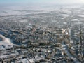 Полеты на мотопараплане зимой.