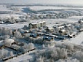 Полеты на мотопараплане зимой.