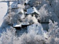 Полеты на мотопараплане зимой.